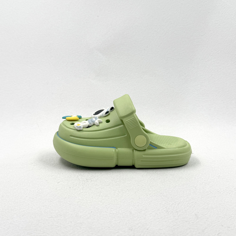 Niño pequeño para chicos menta eva zapatos de jardín sandalia de tobogane 