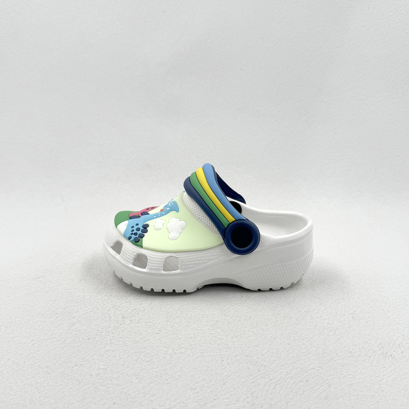 Kids Classic Grafic Dinosaur Eva Tublogs con correa de retroceso de Ranbow