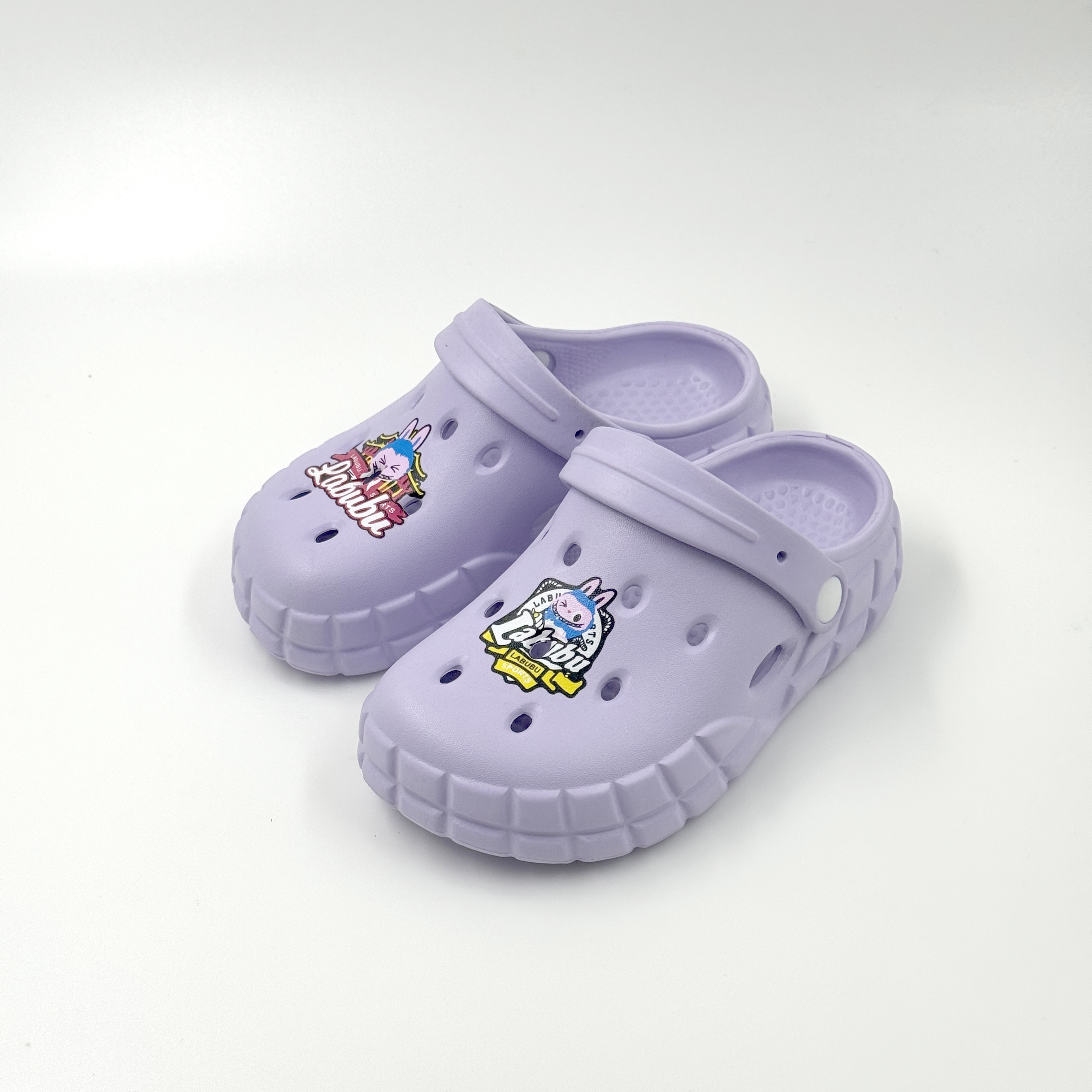 Zapatos de Labubu para niños Tubos morados cómodos 