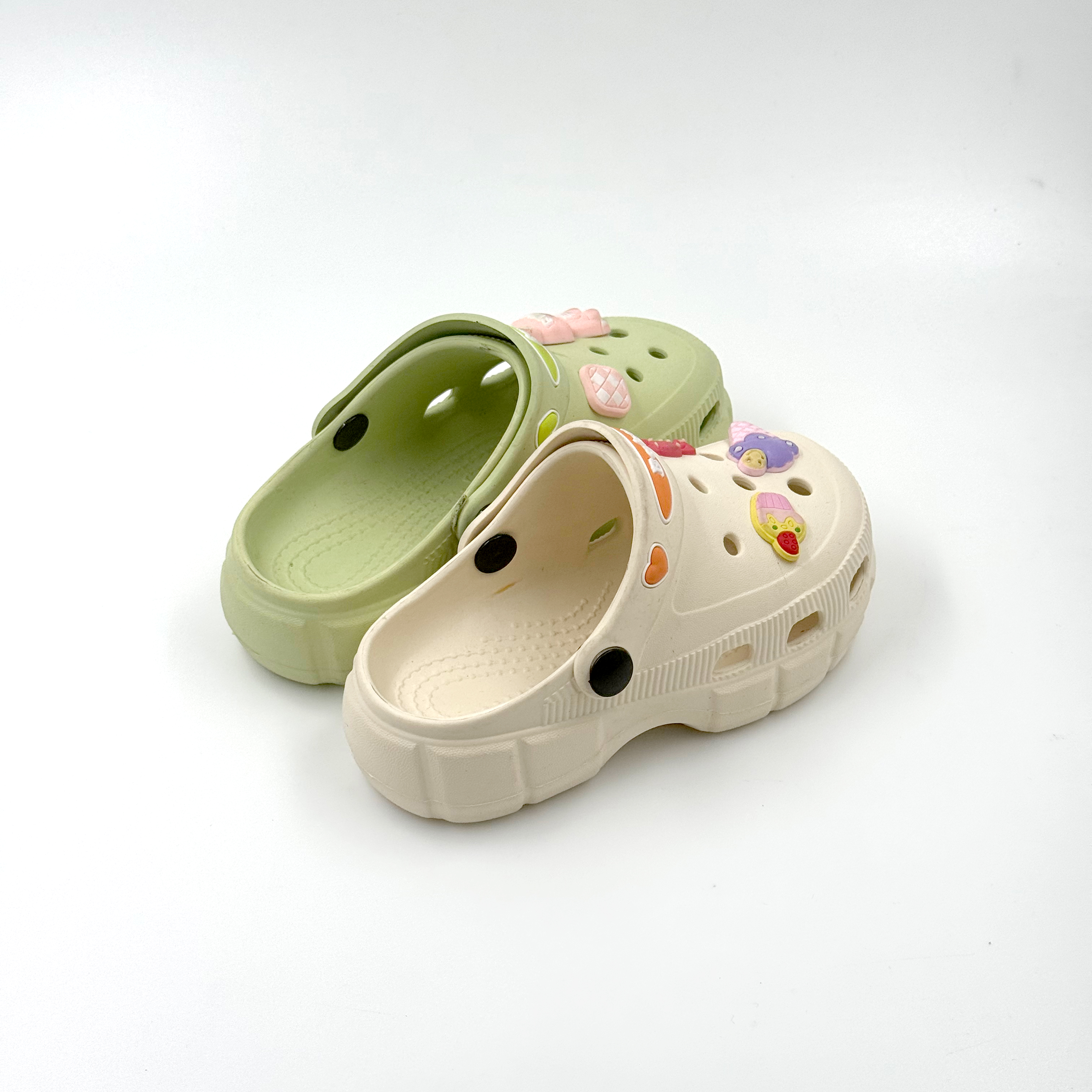 zuecos zuecos para niños verde Zuecos de verano