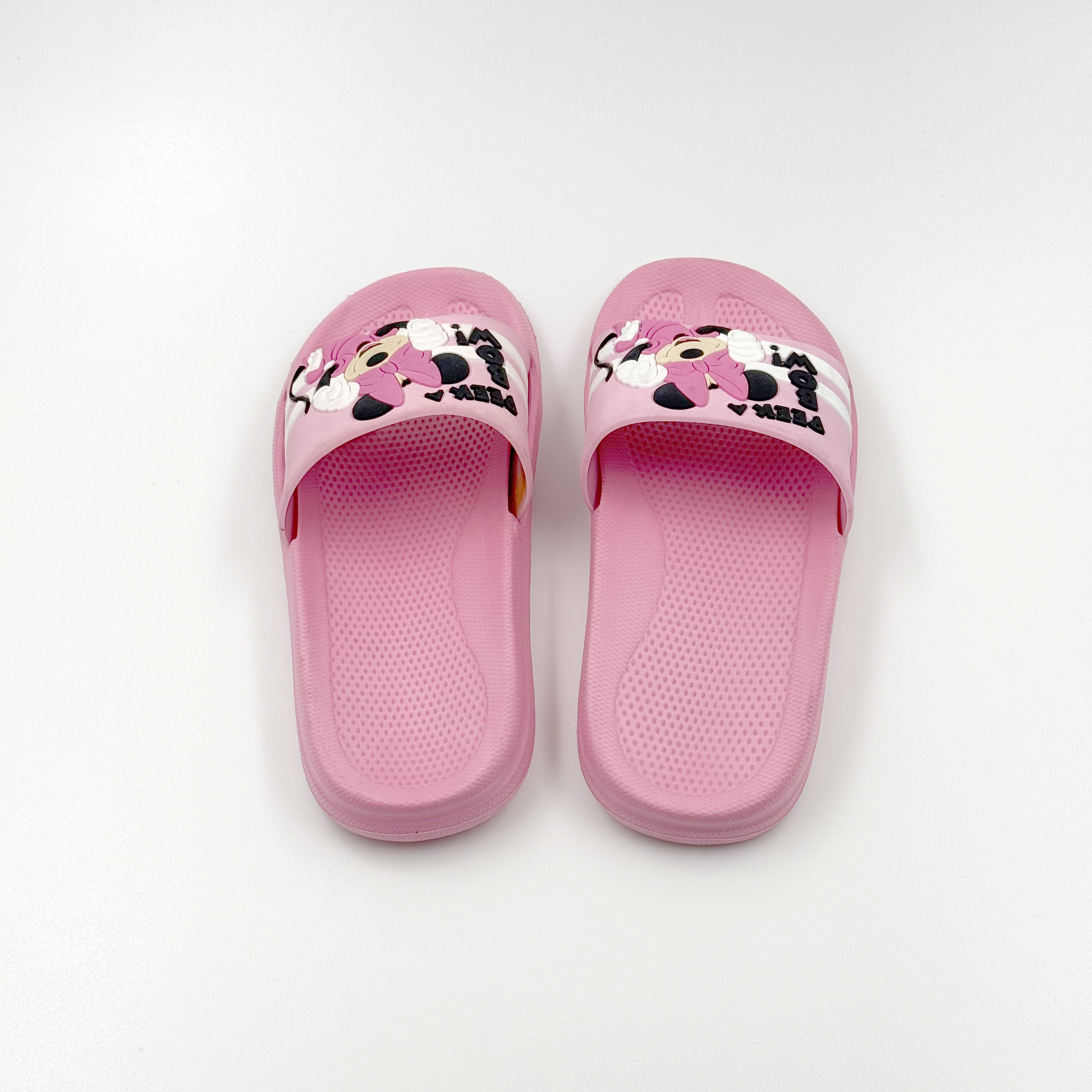 Niños Disney Minnie Pink Bow Slippers