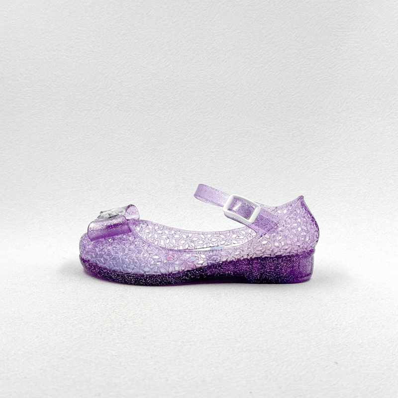 Sandalia de jalea Kuromi de marca caliente para niños con decoración de diamantes de imitación