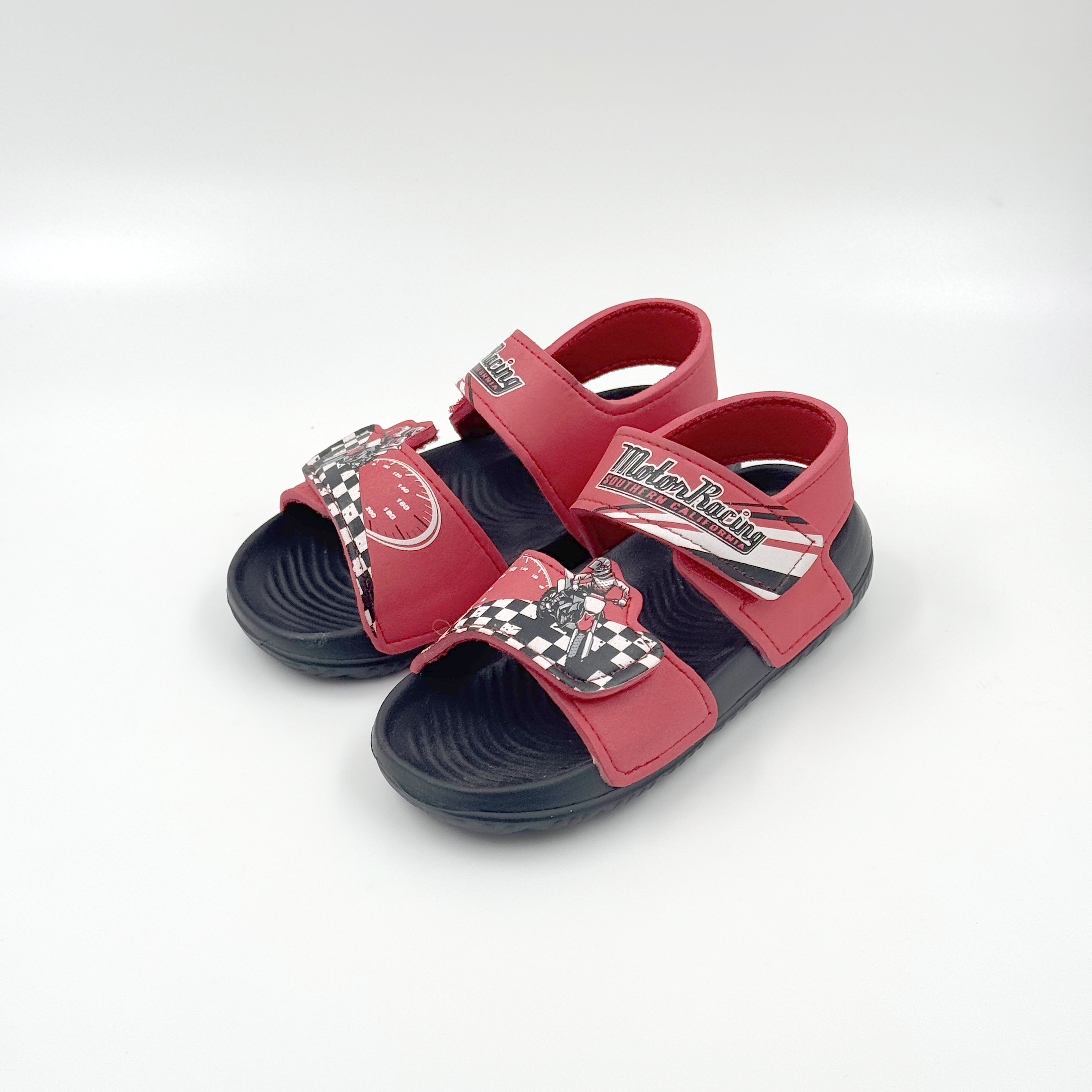 Sandalias de zapatillas de motocicletas para niños dibujos de dibujos animados de diseño para niños Sandalias