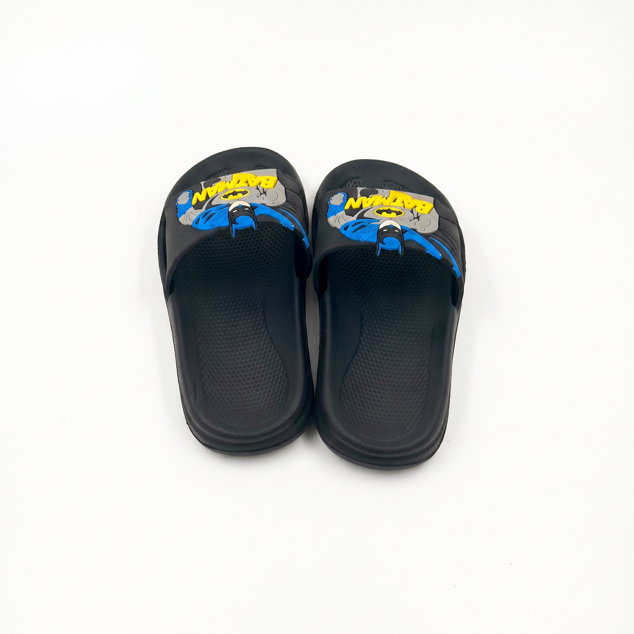Sandalias deslizantes para niños Batman a granel | Zapatillas De Playa De Personajes Para Niños al por mayor
