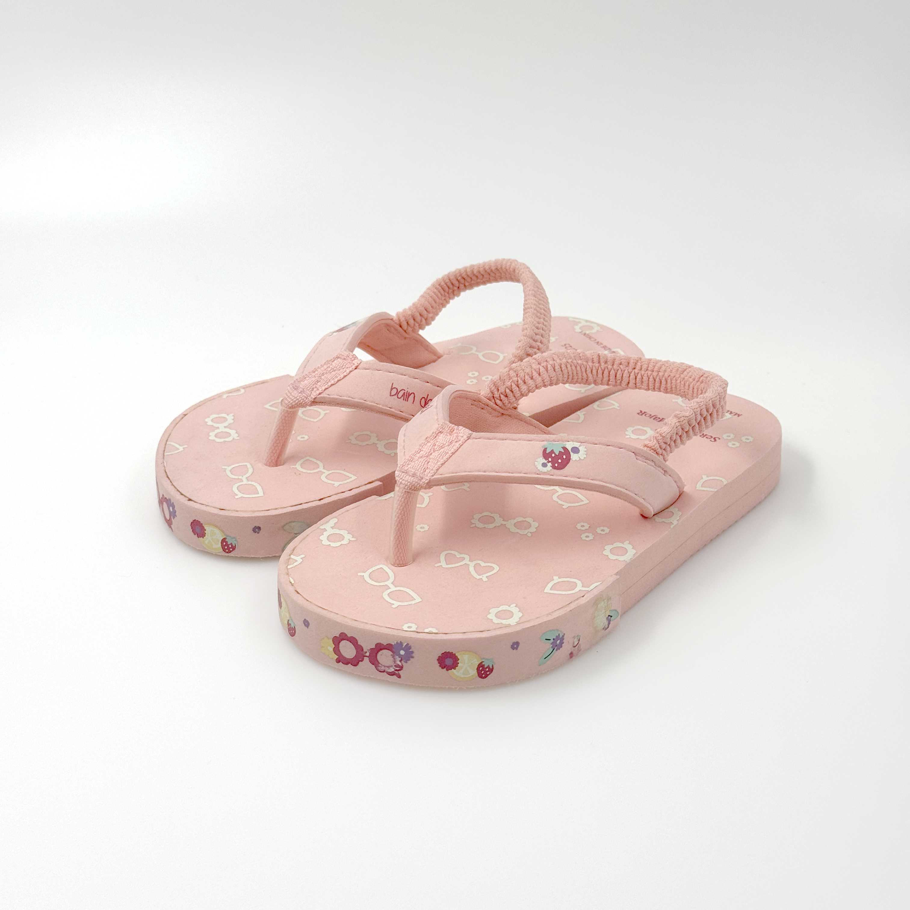 Sandalias de color rosa sandalias frutas flops sandalias 