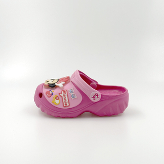 Chicas sandalia de color rosa zapatos disney lindos zuecos 