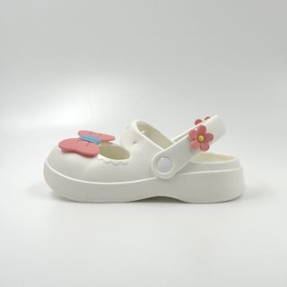 Girls Pink Bow lindo zuecos