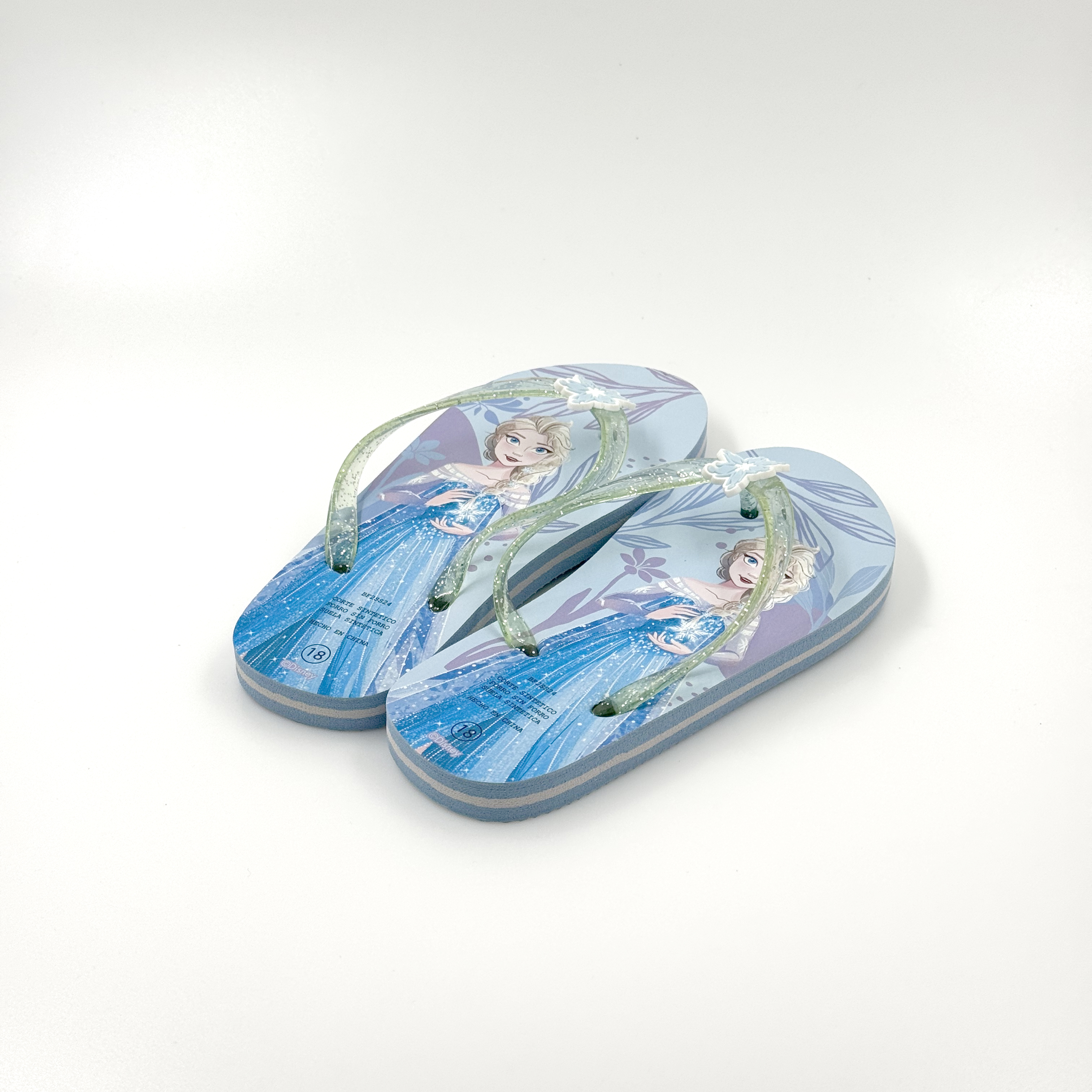 CHANCLAS NIÑA FROZEN ZAPATOS ELSA CHANCLAS PERSONALIZADAS 