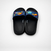 Sandalias de verano EVA azul marino con diseño de cohete espacial para niños de Bulk