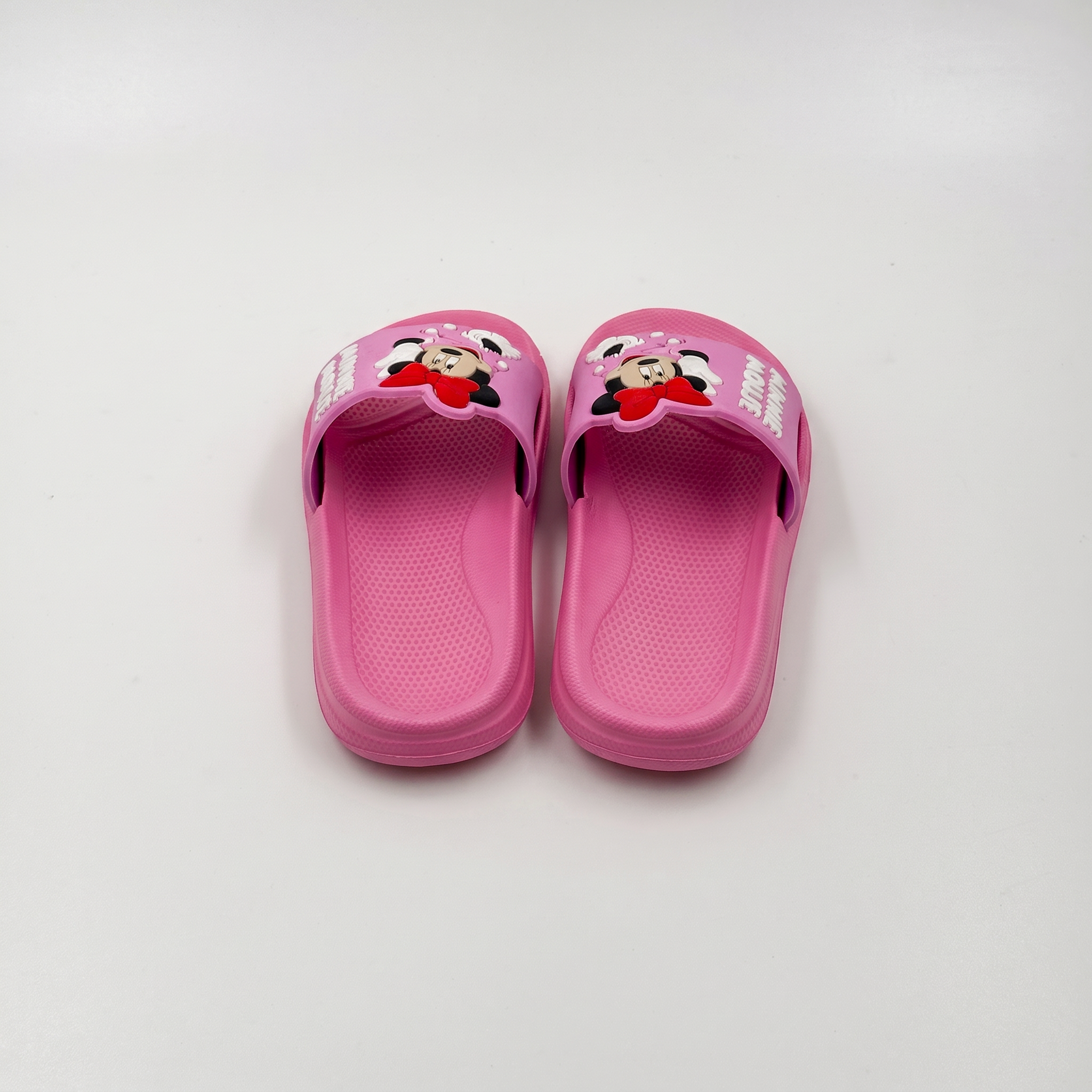 Venta al por mayor Kids Minnie Mouse Slides Pink EVA Sandalias de verano