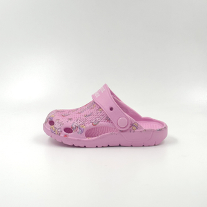 El zueco rosado de la espuma de Eva de los zuecos calza la sandalia a granel de los zuecos