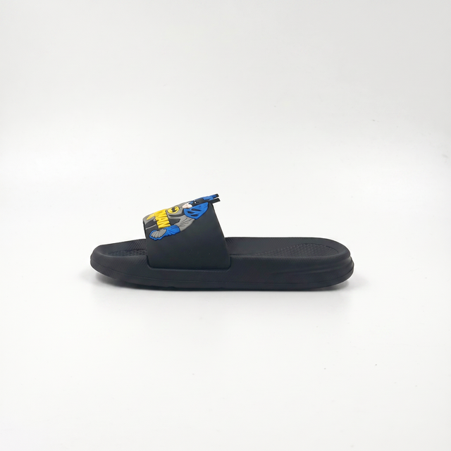 Sandalias deslizantes para niños Batman a granel | Zapatillas De Playa De Personajes Para Niños al por mayor
