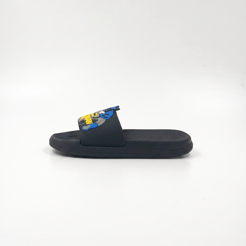 Sandalias deslizantes para niños Batman a granel | Zapatillas De Playa De Personajes Para Niños al por mayor