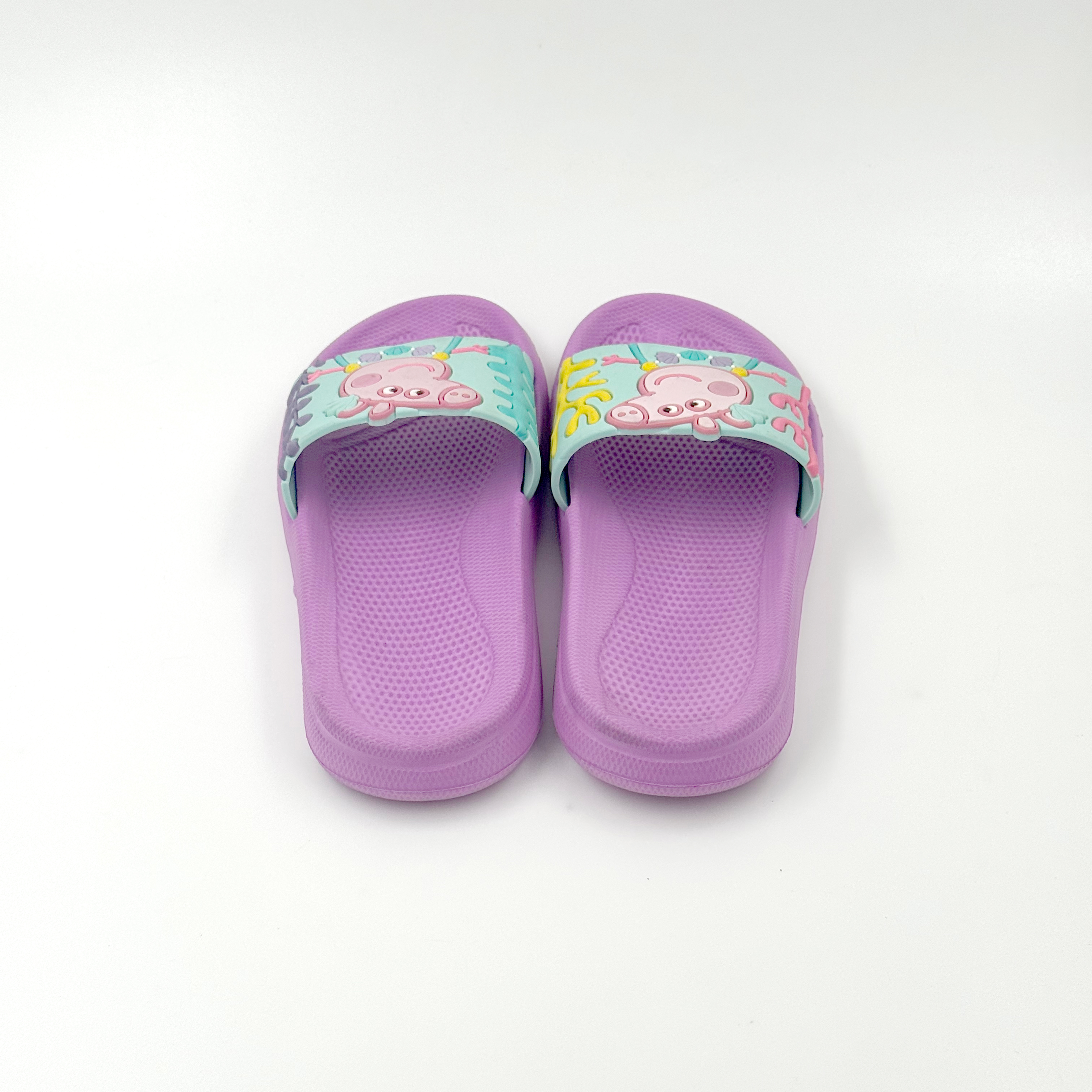 Zapatillas de casa moradas Zapatos Peppa Pig Zapatillas para niños