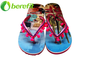 Zapatillas Mujer Y Zapatillas Mujer Estilo Playa con Parte Superior de PVC y Suela de EVA