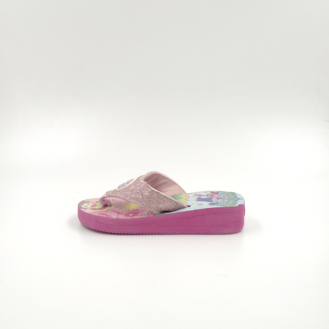 Venta al por mayor Chanclas con luz LED rosa para niños que destellan sandalias de verano