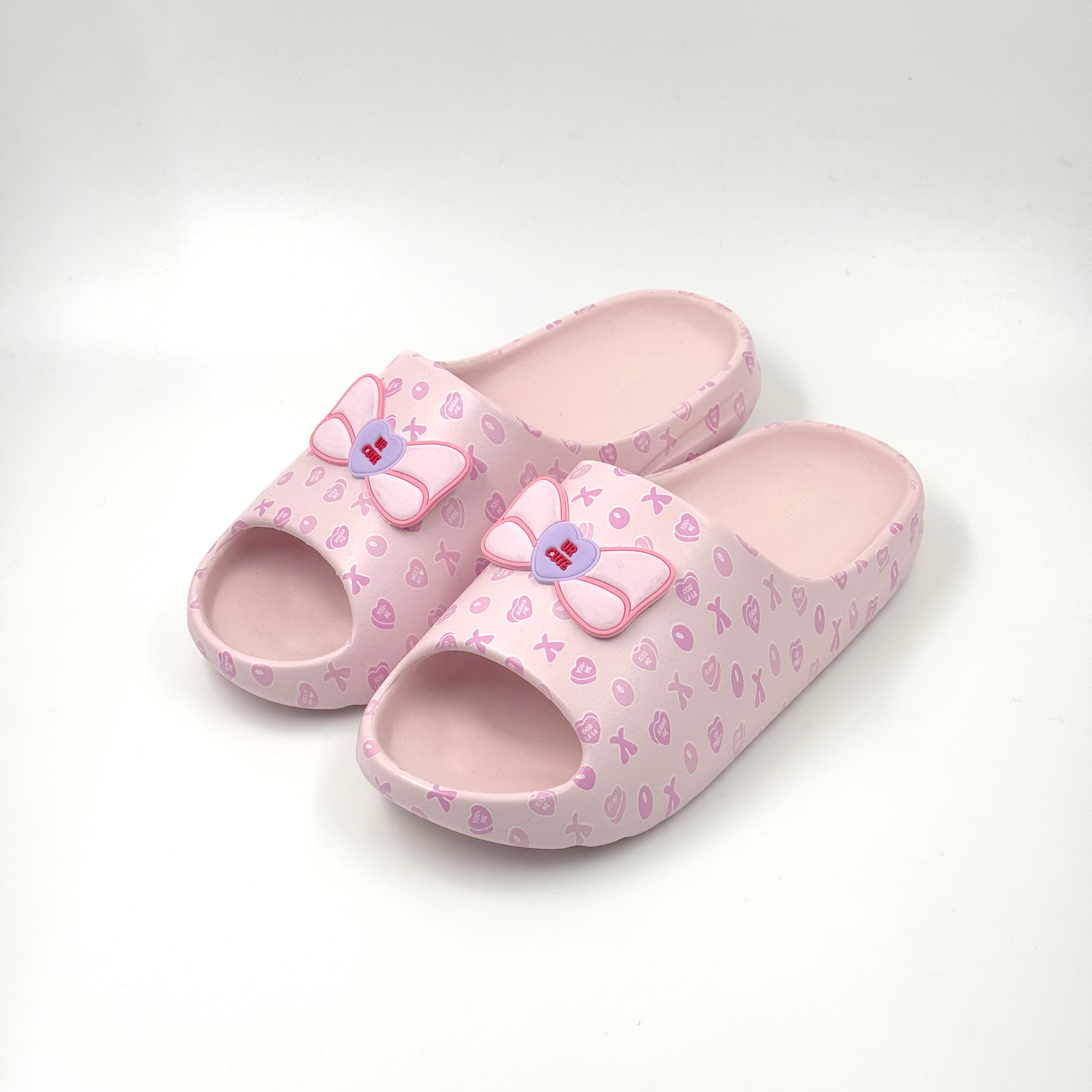 Lindas pantuflas para mujer Pantuflas de diseñador para mujer Pantuflas de color rosa fuerte