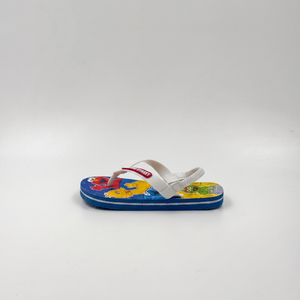 Venta al por mayor de chanclas para niños de Barrio Sésamo con correa trasera elástica