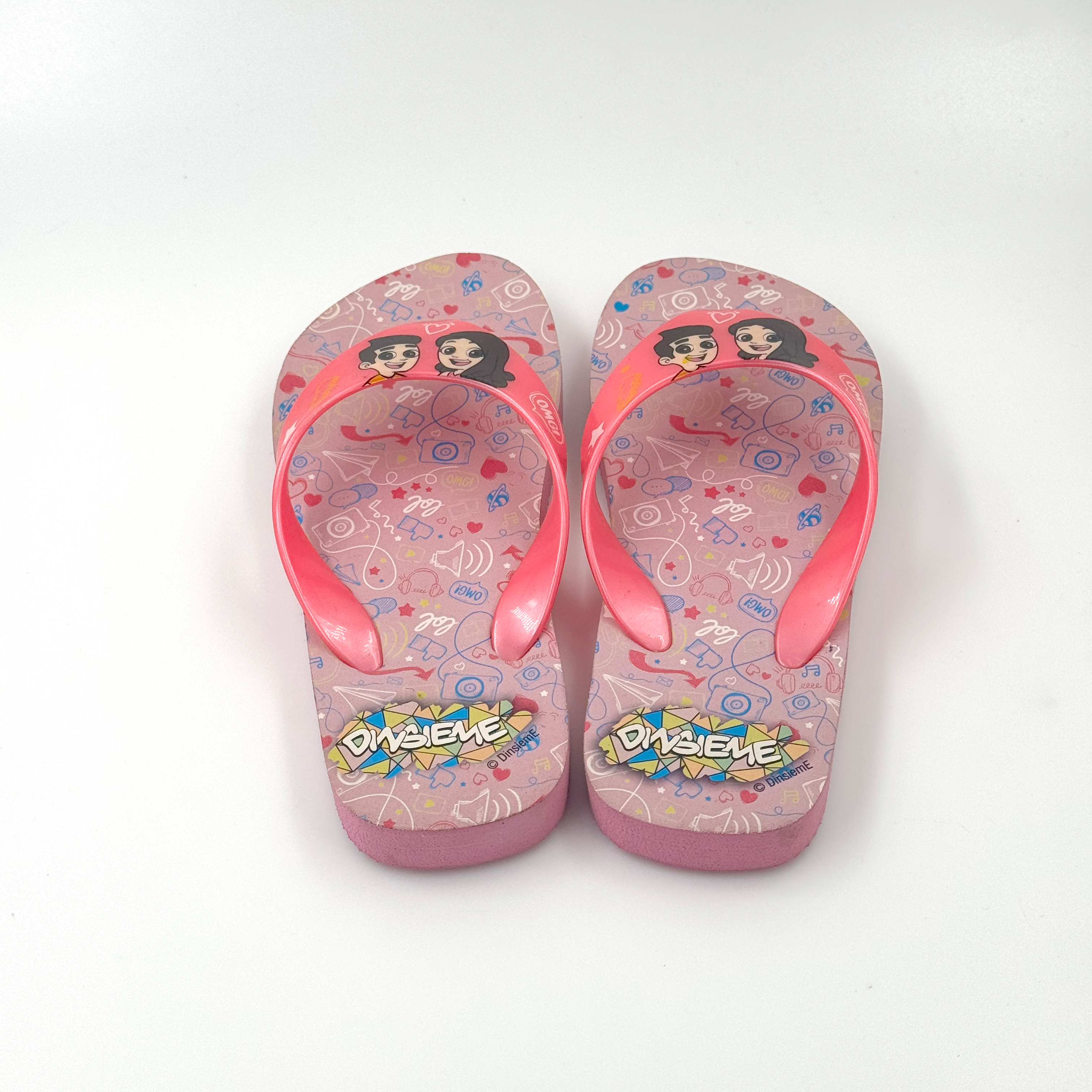 Chanclas rosas, zapatos para niña y niño, zapatos geniales para niña.