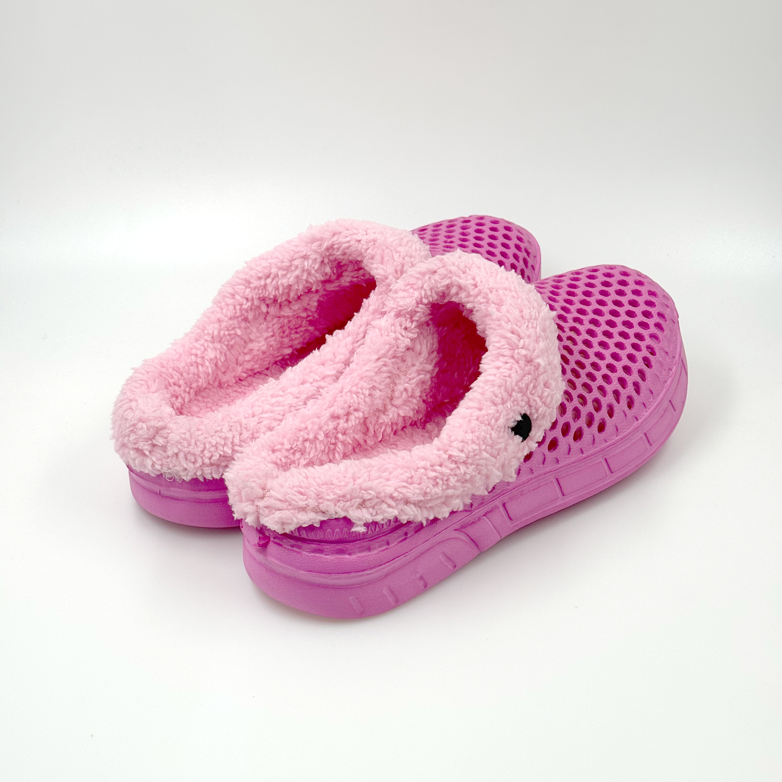 ZUECOS DE INVIERNO MUJER COLOGS ROSA CON FORRO DE PELO 