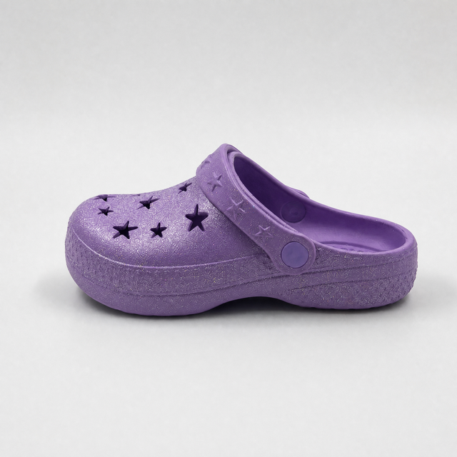 Zuecos de dinosaurios beige para niños al por mayor con dijes de estrellas