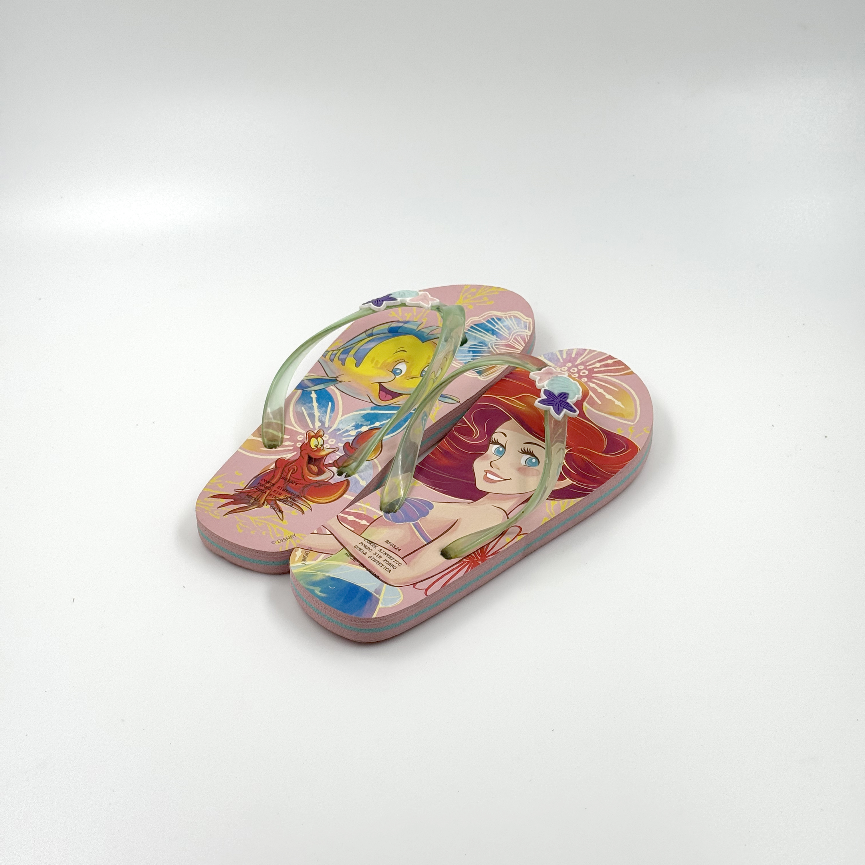 Niños Little Mermaid Mejores zapatos de chanclas de playa 