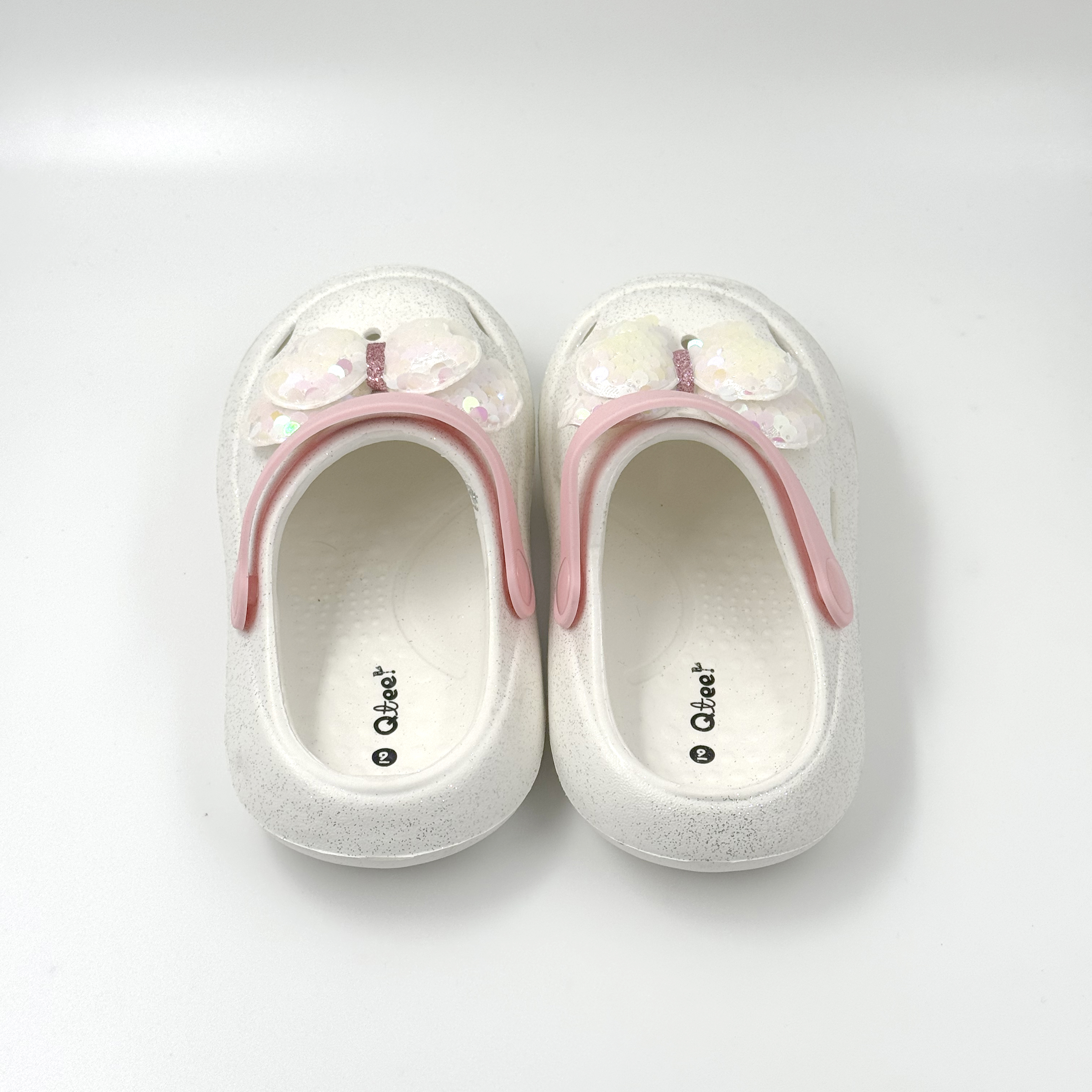 Niños los zapatos de arco blanco de los niños Tubas de color lindos 