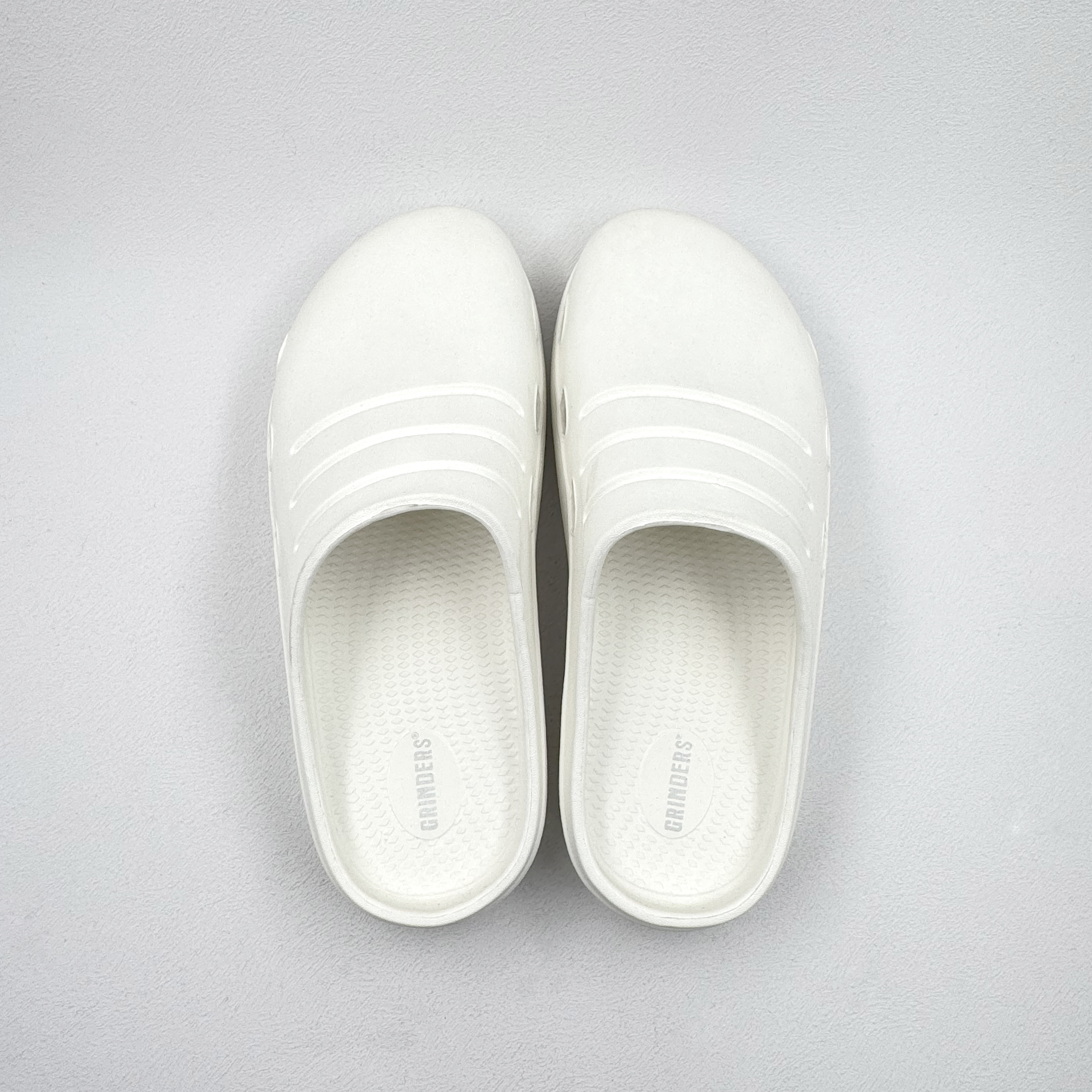Hombres Adicane Tobado blanco Diapositivas Men se deslizan en zapatos