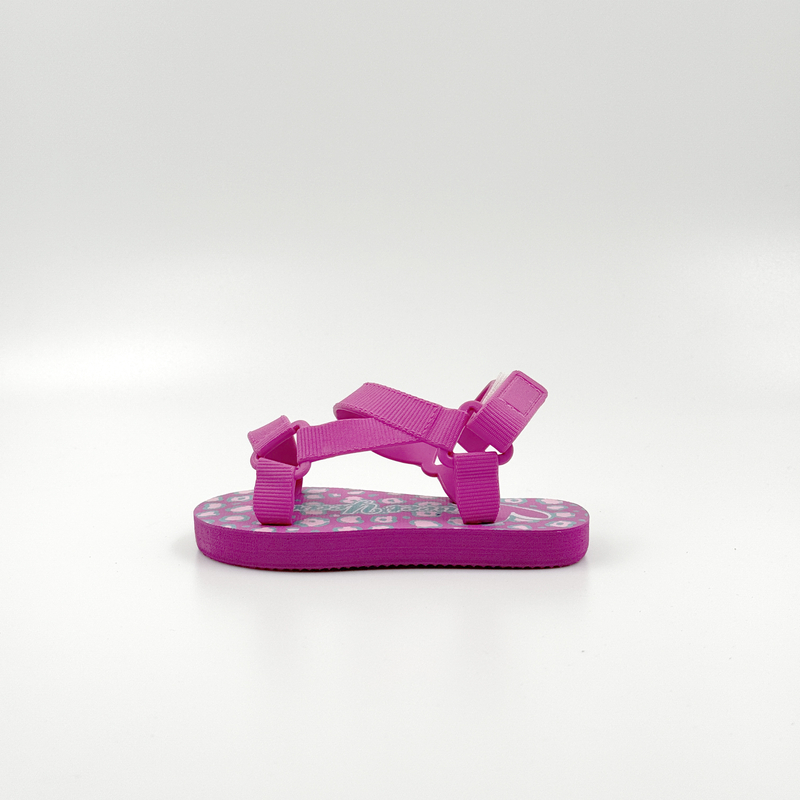Sandalias de senderismo rosa para niños Fun Flops 