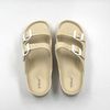 Mujeres Eva Sandalias de hebilla doble Slipper