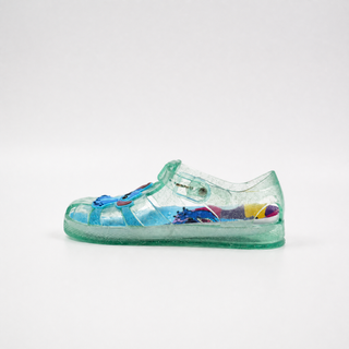 Zapatos al por mayor de la playa del PVC de las sandalias de la jalea de los niños del brillo de la puntada