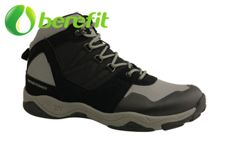 Calzado deportivo para hombre y calzado de baloncesto para hombre con parte superior alta en diseño negro