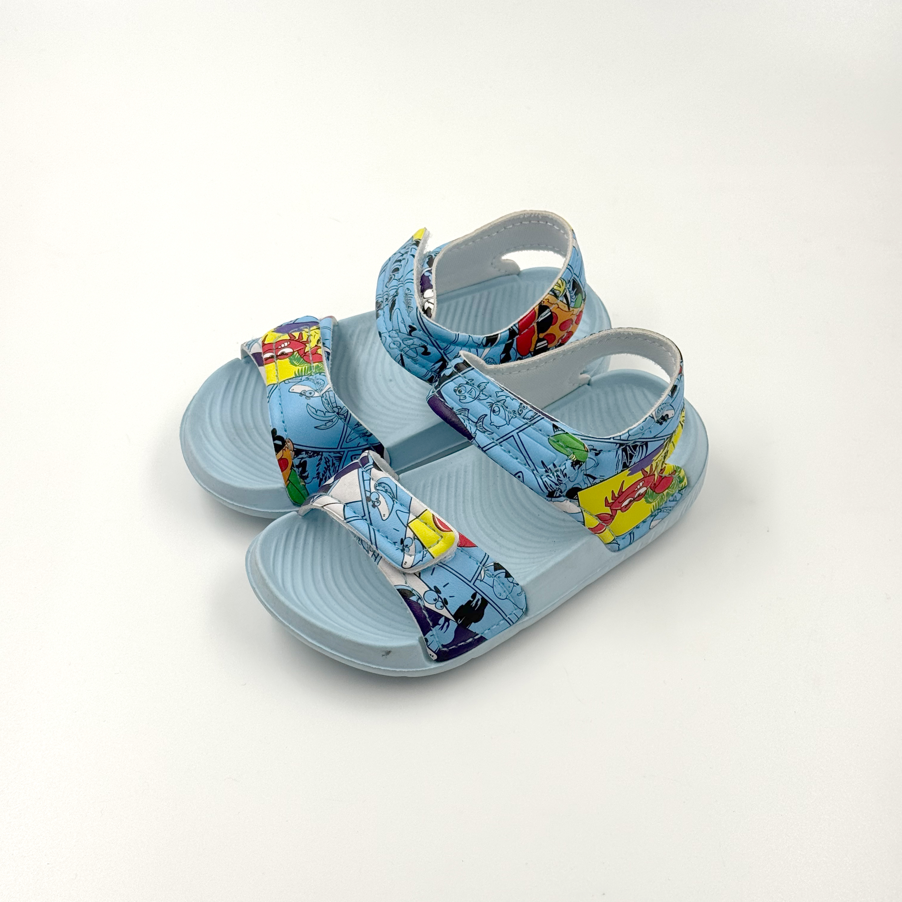 Sandalias con punta abierta Sandalias de verano Sandalias con tira de velcro