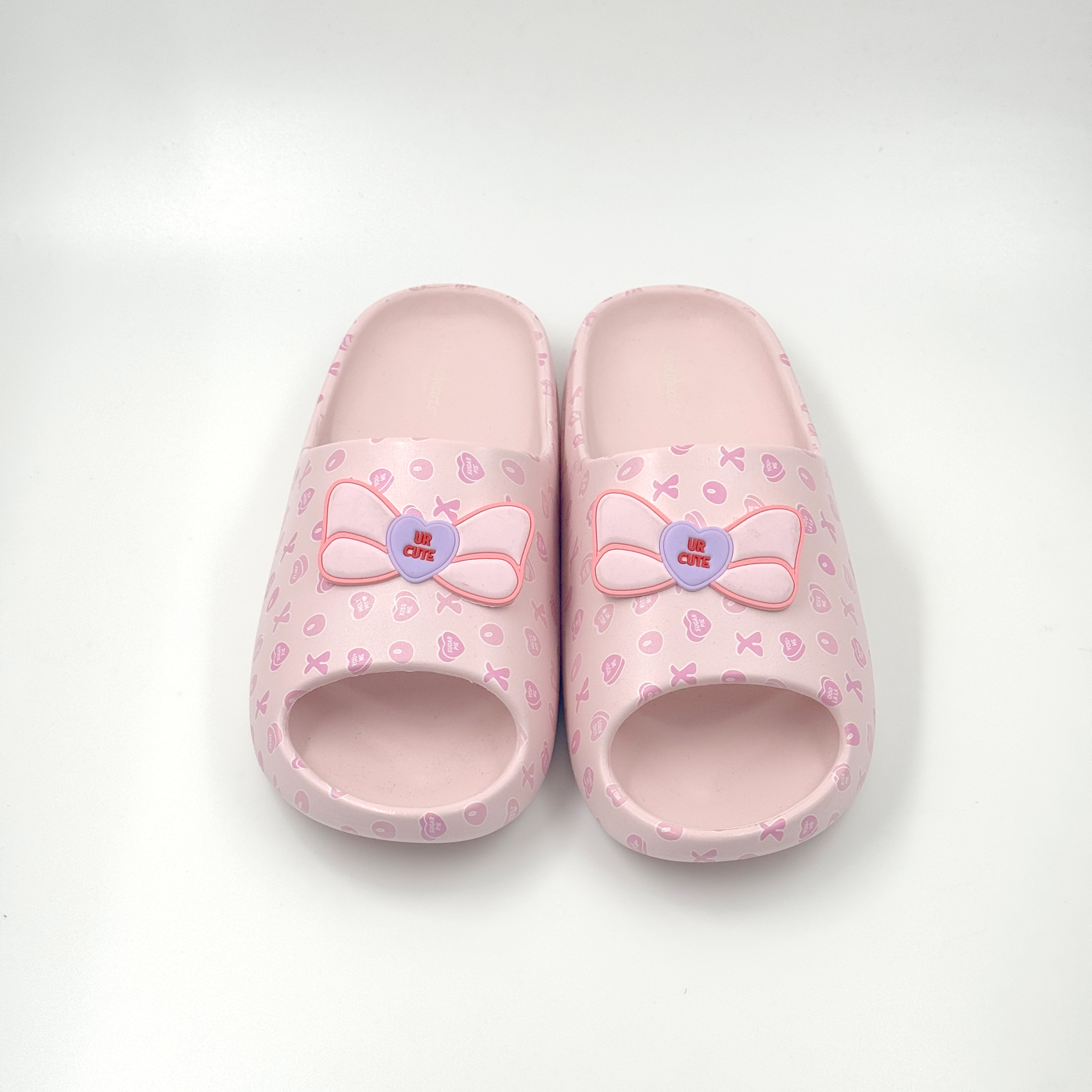 Lindas pantuflas para mujer Pantuflas de diseñador para mujer Pantuflas de color rosa fuerte