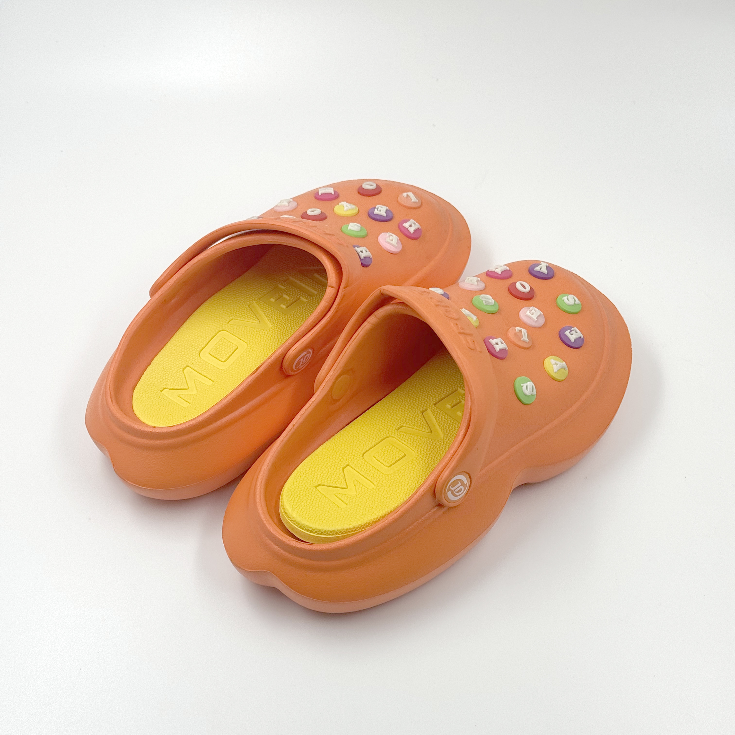 Orange Eva Clogs M&M Shoes Collogs