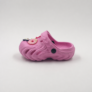 Zuecos de EVA rosa para niños con dijes de postres y dulces de Bulk