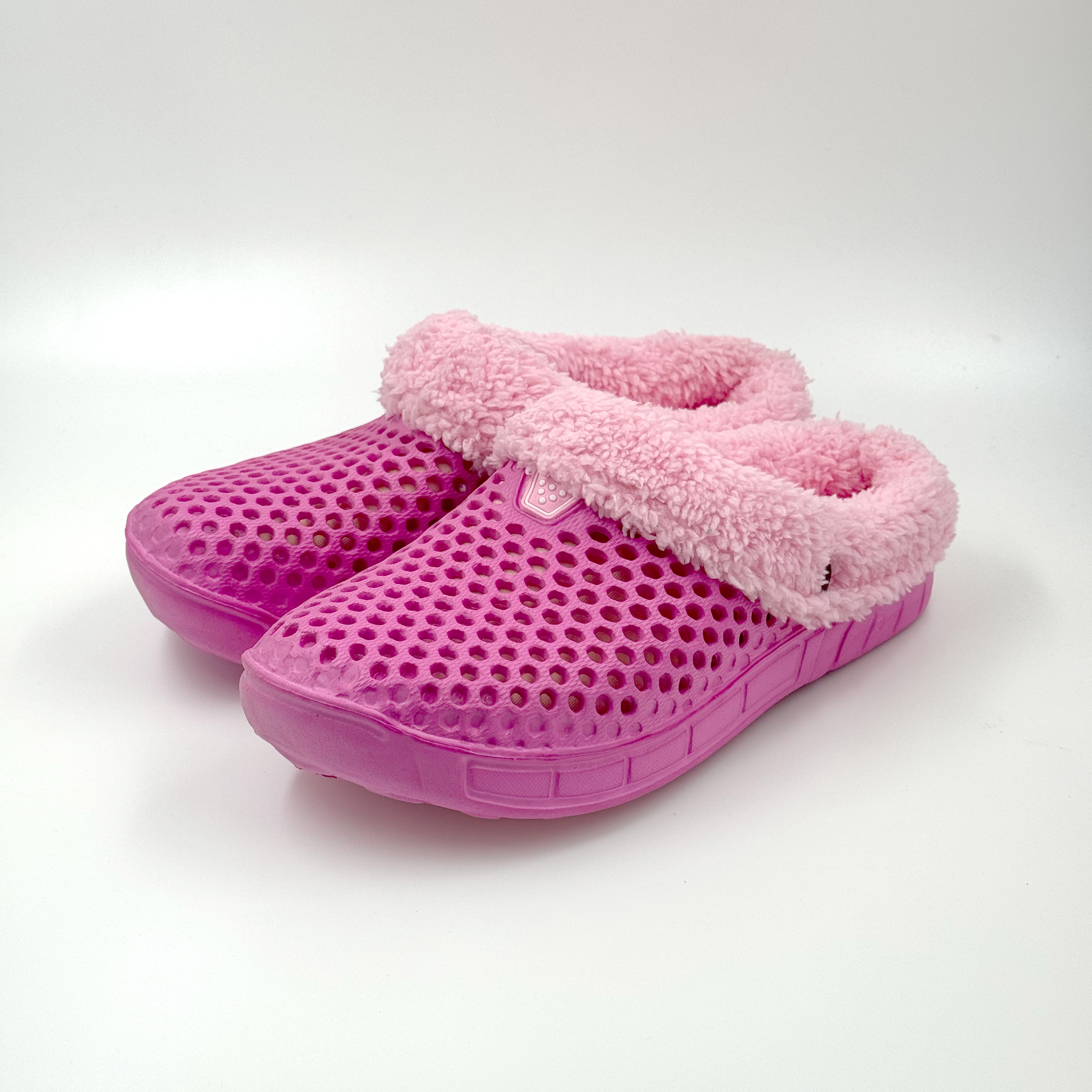 ZUECOS DE INVIERNO MUJER COLOGS ROSA CON FORRO DE PELO 