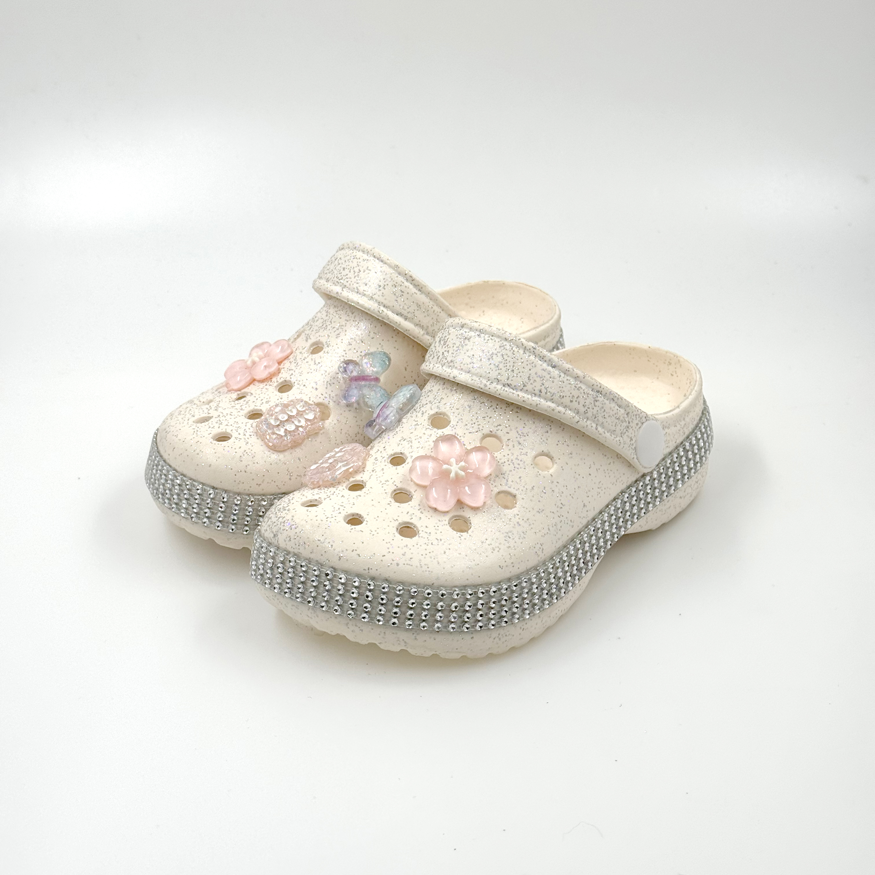ZUECOS LINDO ZAPATOS DE FLORES PARA NIÑOS ZUECOS DE EVA 