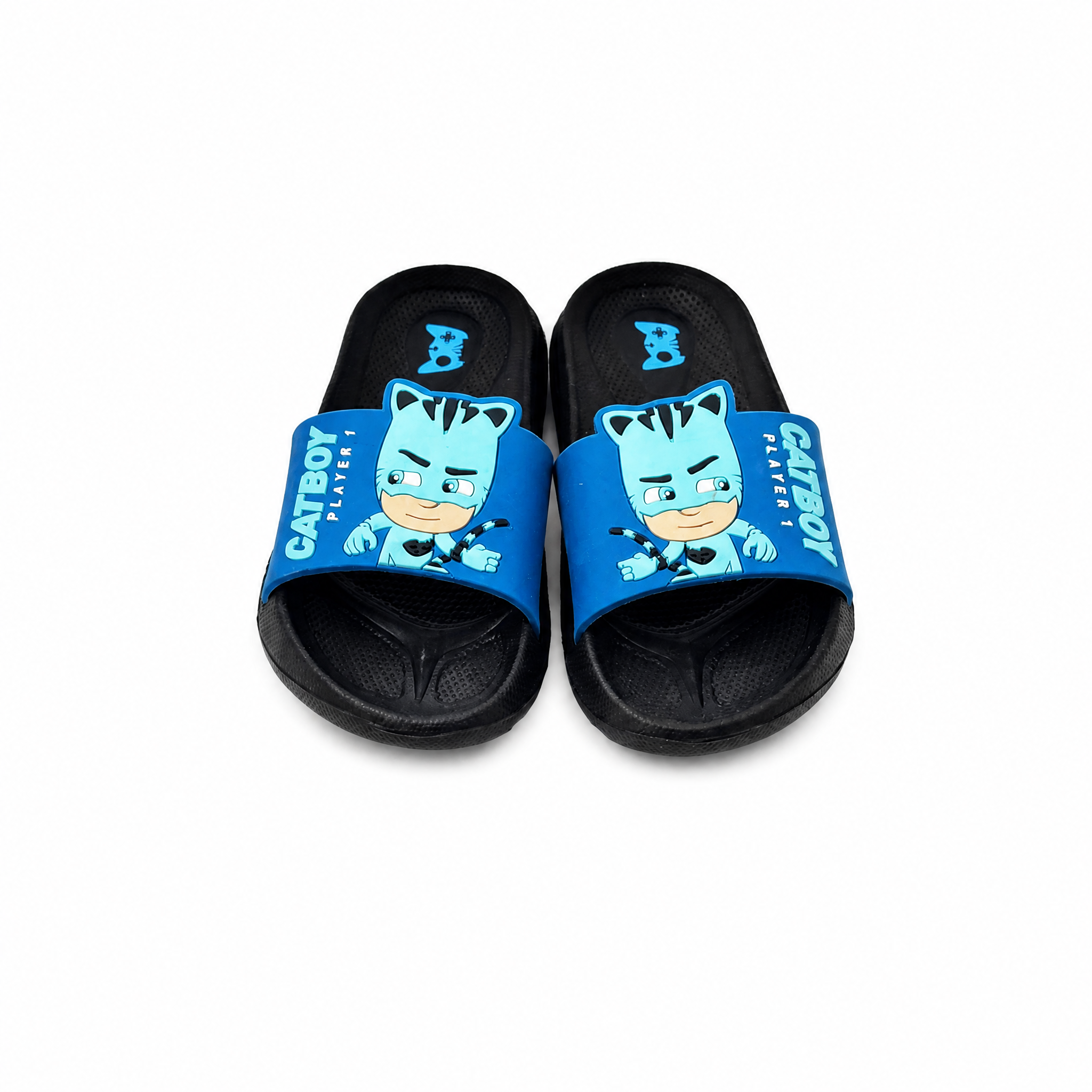 Venta al por mayor Diapositivas de Catboy PJ Masks para niños | Zapatillas de dibujos animados Bulk Player 1 directo de fábrica
