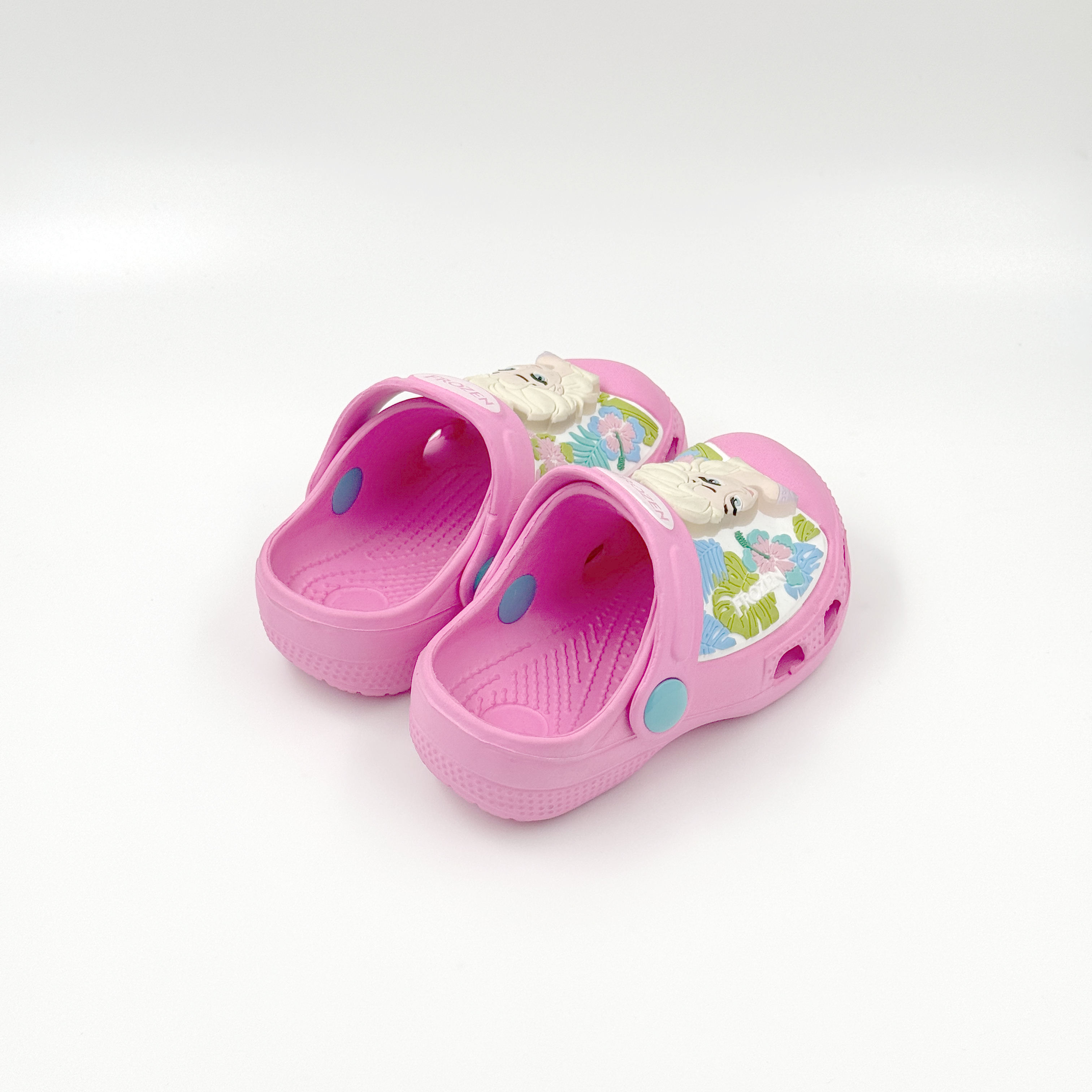 Zuecos zapatos rosa rosa infantil Disney 