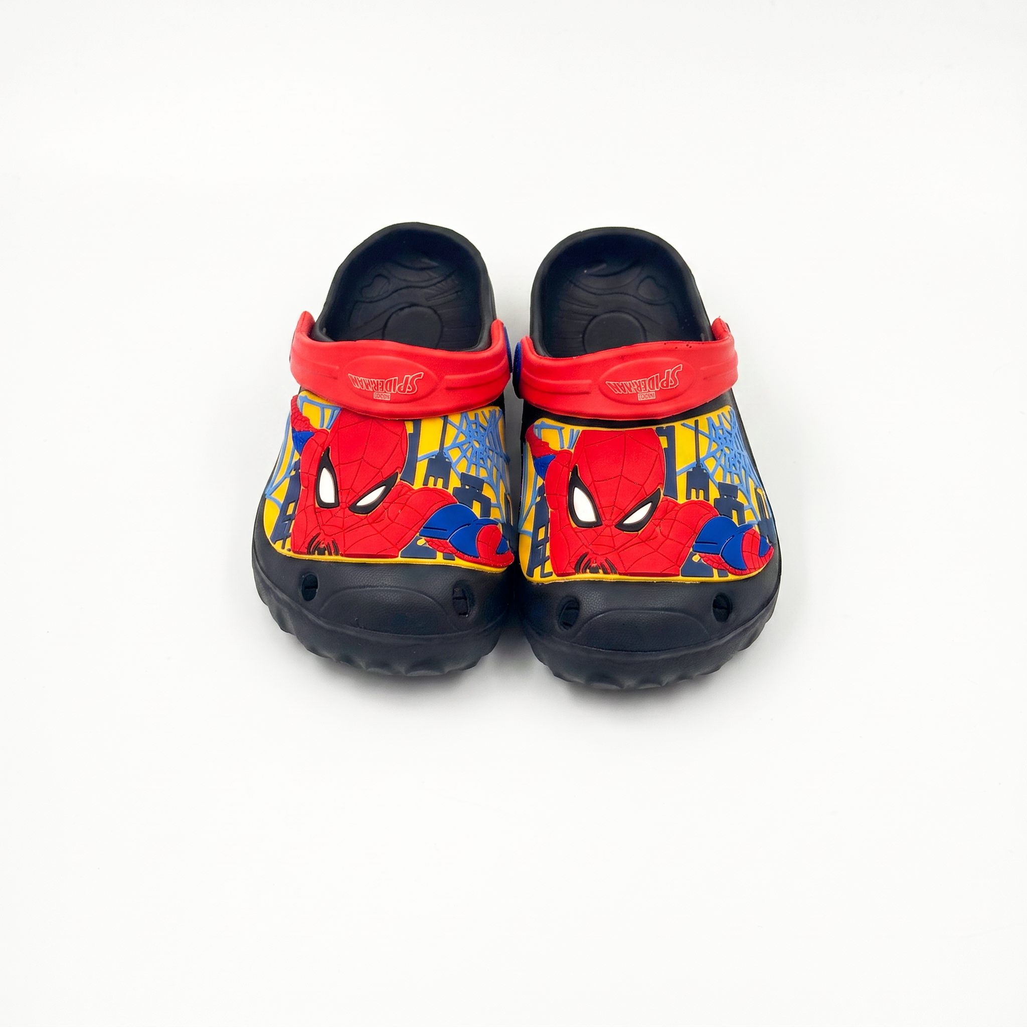 Zuecos para niños de Spider-Man a granel | Venta al por mayor de zapatos de jardín de personajes directos de fábrica