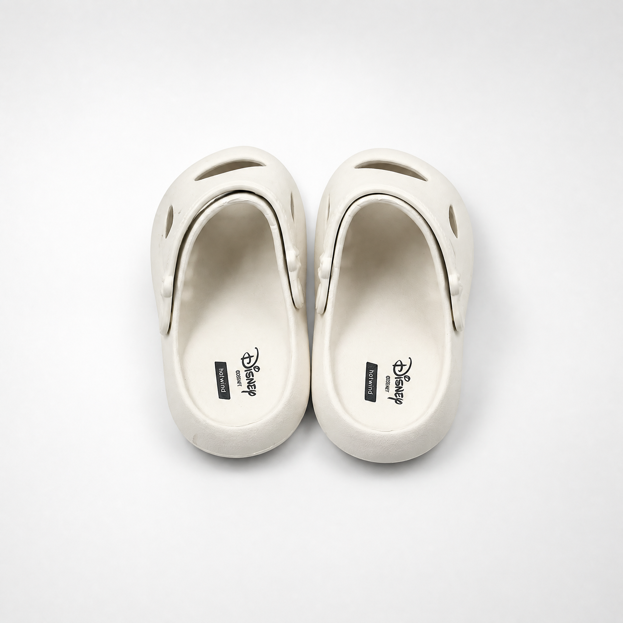 Zuecos minimalistas de EVA color blanco roto para niños de Bulk Zapatos de jardín ligeros
