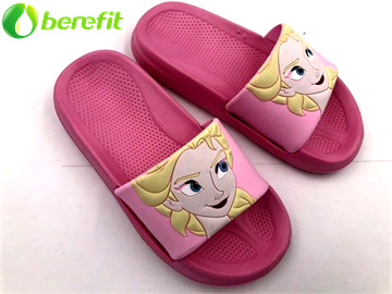 Frozen Pink Elsa Kids 'niñas Slides pantuflas para el verano