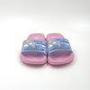 Chanclas de punto rosa y azul para niños al por mayor "No hago las mañanas"