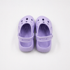 Proveedor de zapatos de jardín ligeros de zuecos EVA de lavanda para niños a granel
