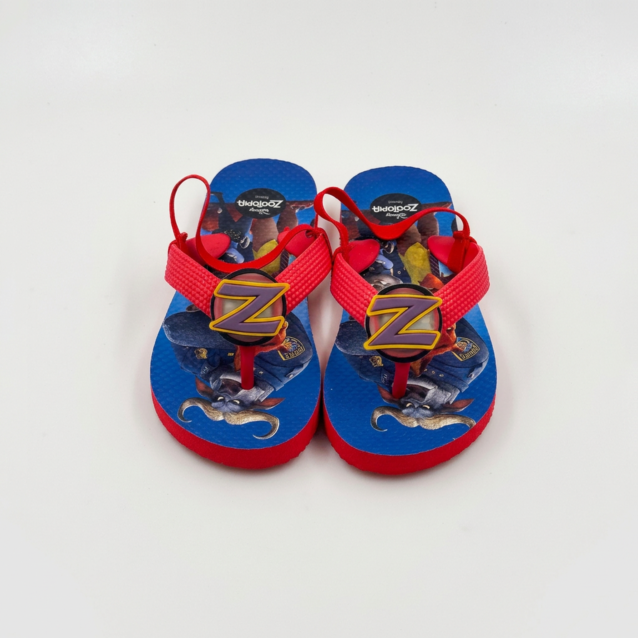 Chanclas para niños Disney Zootopia al por mayor con correa trasera elástica