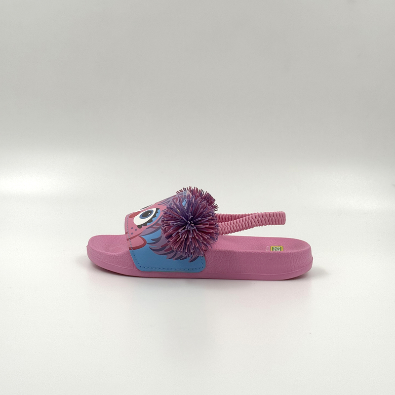 Kid Sesame Street Shoes Sandalias de diseñador Sandalias de color rosa 