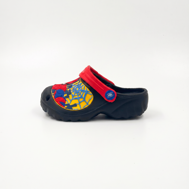 Zuecos para niños de Spider-Man a granel | Venta al por mayor de zapatos de jardín de personajes directos de fábrica