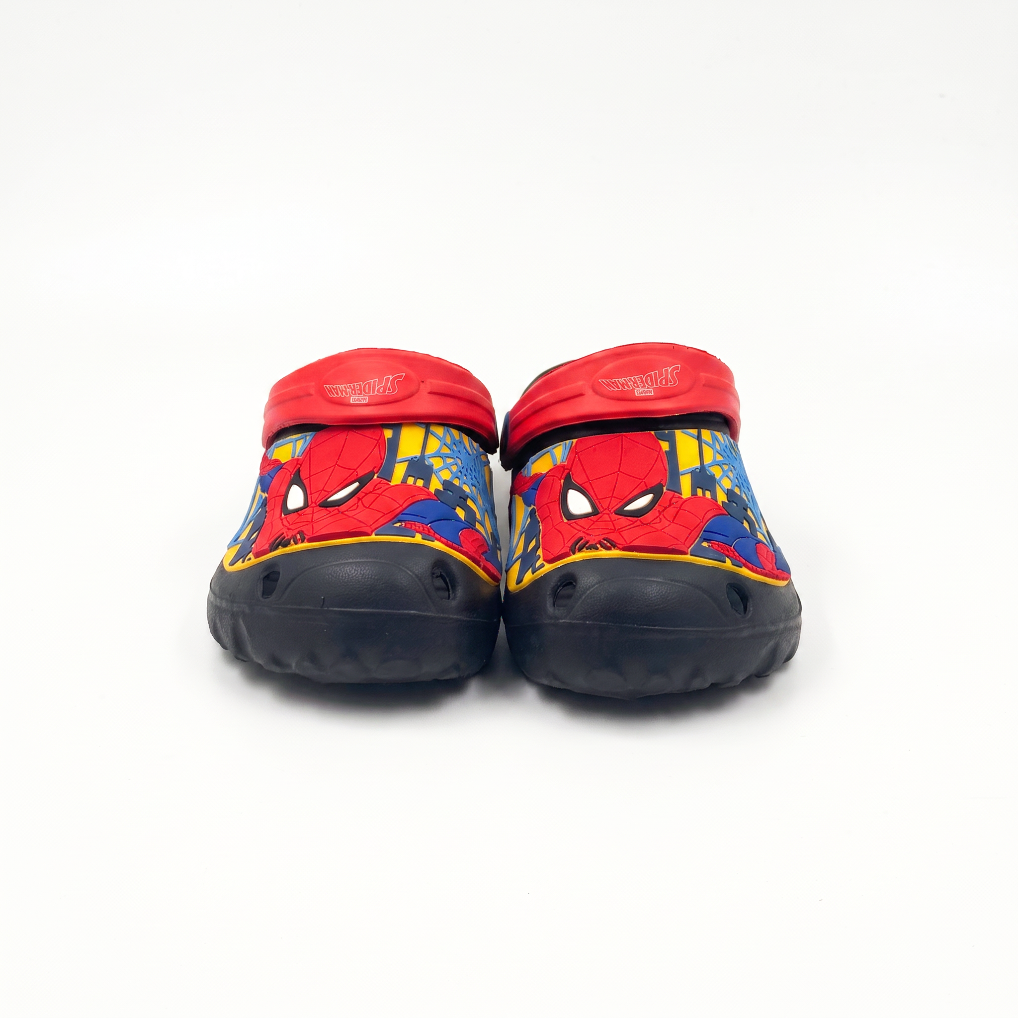 Zuecos para niños de Spider-Man a granel | Venta al por mayor de zapatos de jardín de personajes directos de fábrica