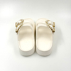 Zapatillas para niños Zapatillas blancas Zapatillas con perlas